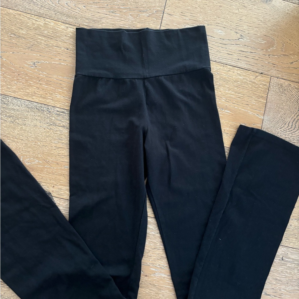 Brandy Melville Black Fold-Over Pants